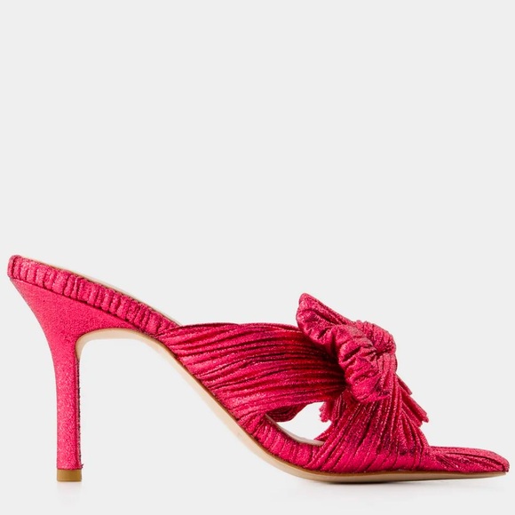 New Loeffler Randall Claudia Top Knot Sandal Heels - Picture 3 of 13